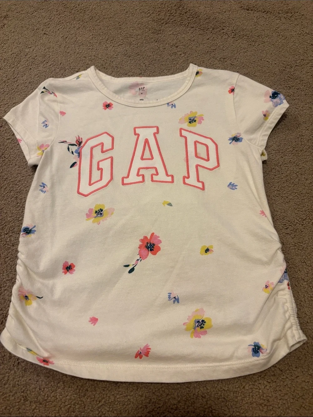 Girls floral gap tee